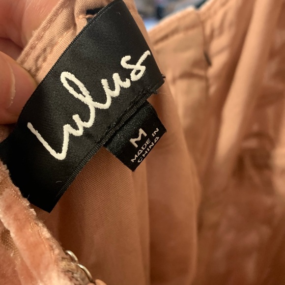 Lulus Midi Velvet Dress - Picture 1 of 4